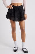 BP. Tiered Chiffon Miniskirt