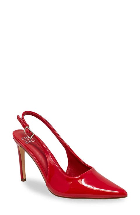 Pointed Toe Slingback Pump (Women)