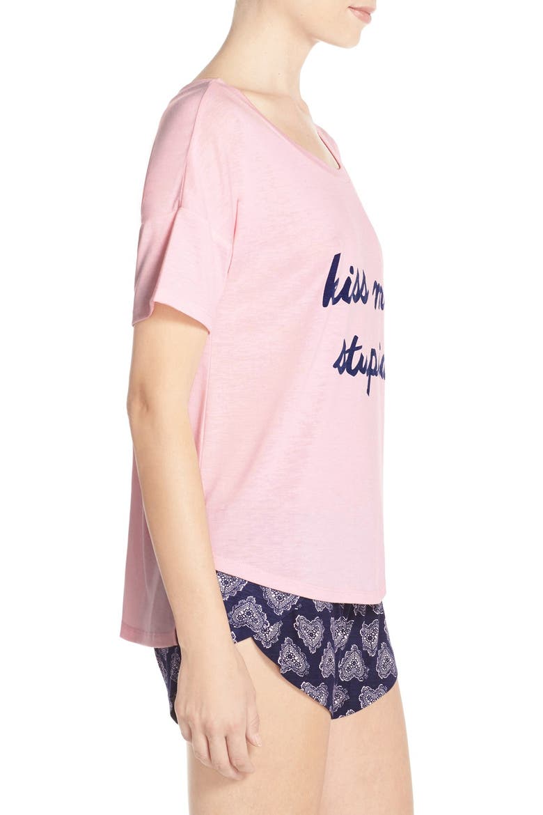 Intimates 'Sleep All Day' Pajamas, Alternate, color, NAVY KISS