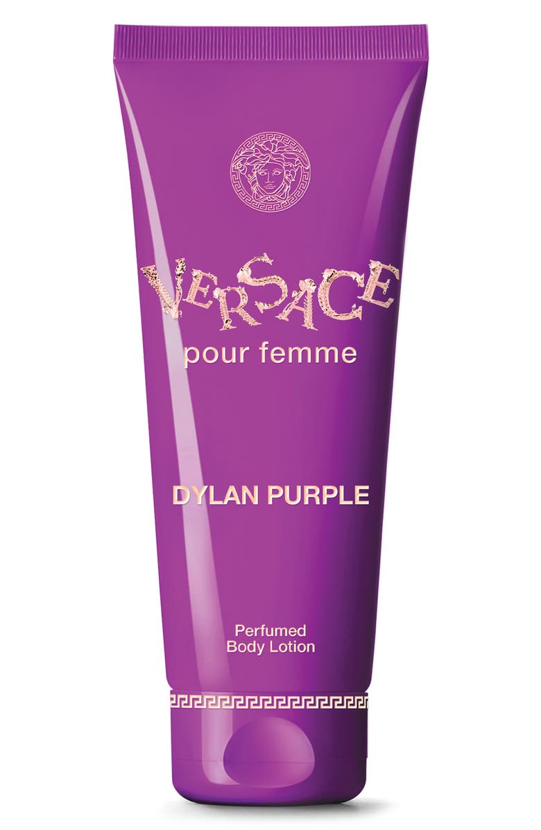 Versace Dylan Purple Perfumed Body Lotion, Main, color, 