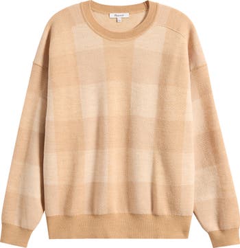 Madewell Plaid Merino Wool Pullover Sweater | Nordstromrack