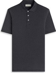 Bugatchi Victor OoohCotton® Palm Tree Print Polo