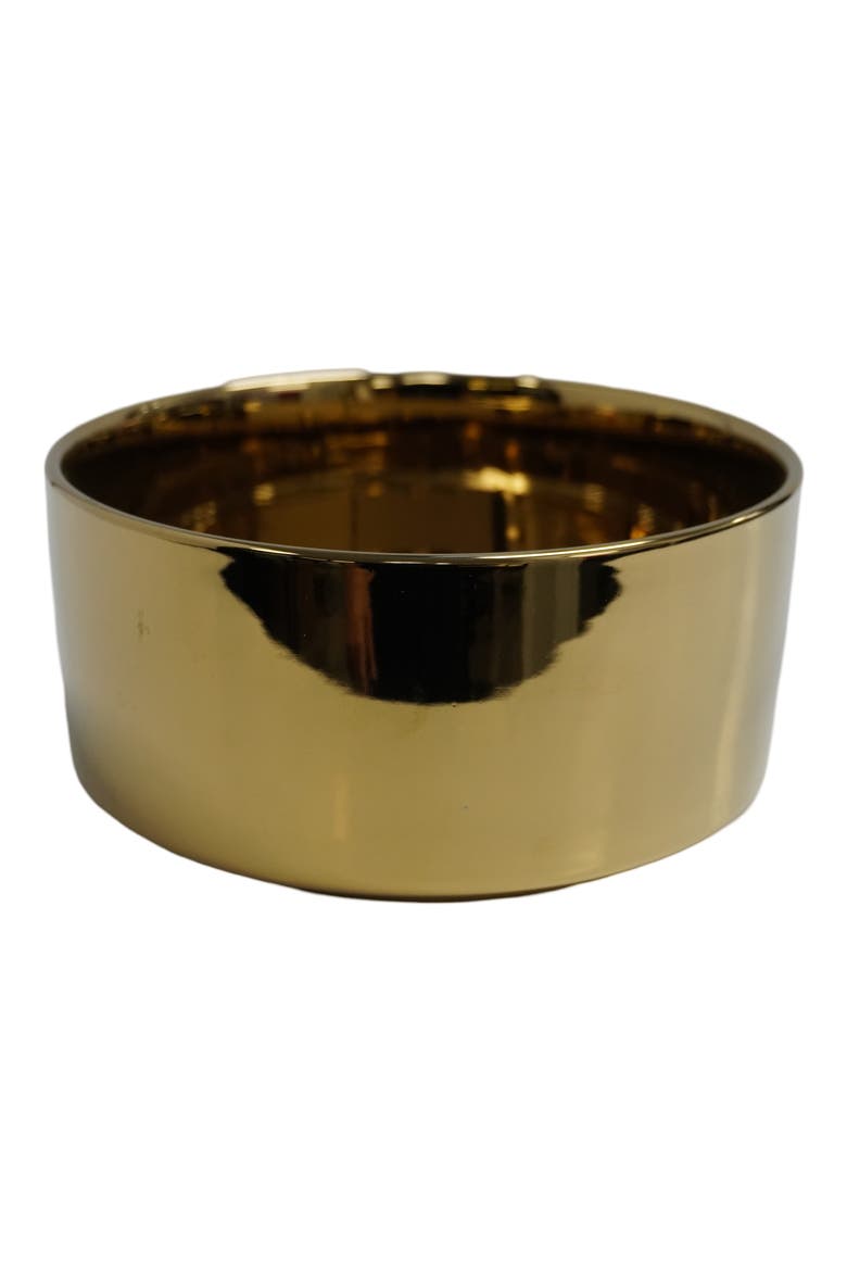 Luigi Luxe Dog Bowl, Alternate, color, GOLD