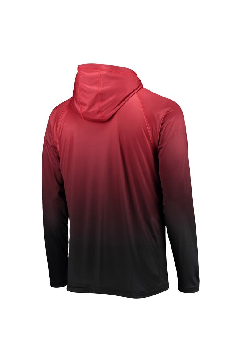 Men's Columbia PFG Red Georgia Bulldogs Terminal Tackle Omni-Shade UPF 50 Long Sleeve Hooded Top, Alternate, color, Red