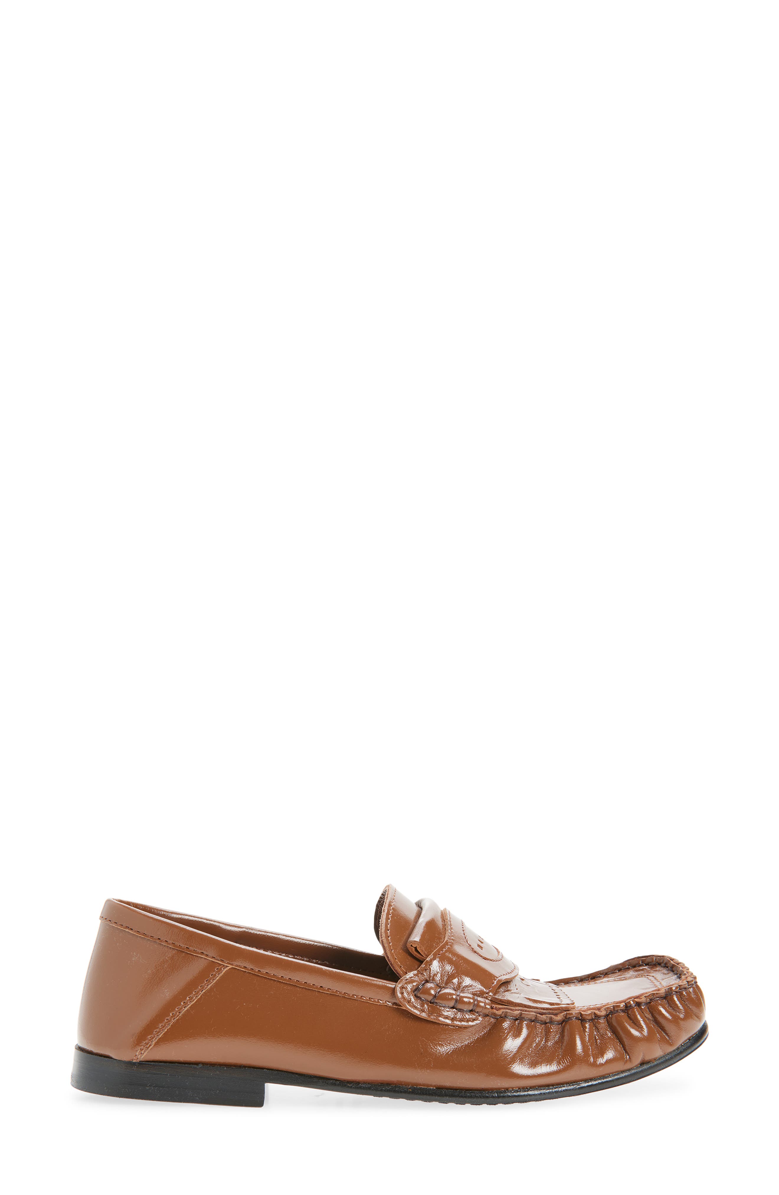 Collapsible Loafer, Alternate, color, 00M15 LEATHER