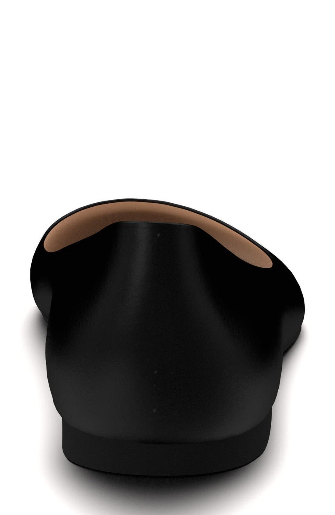 Ballet Flat, Alternate, color, BLACK LEATHER