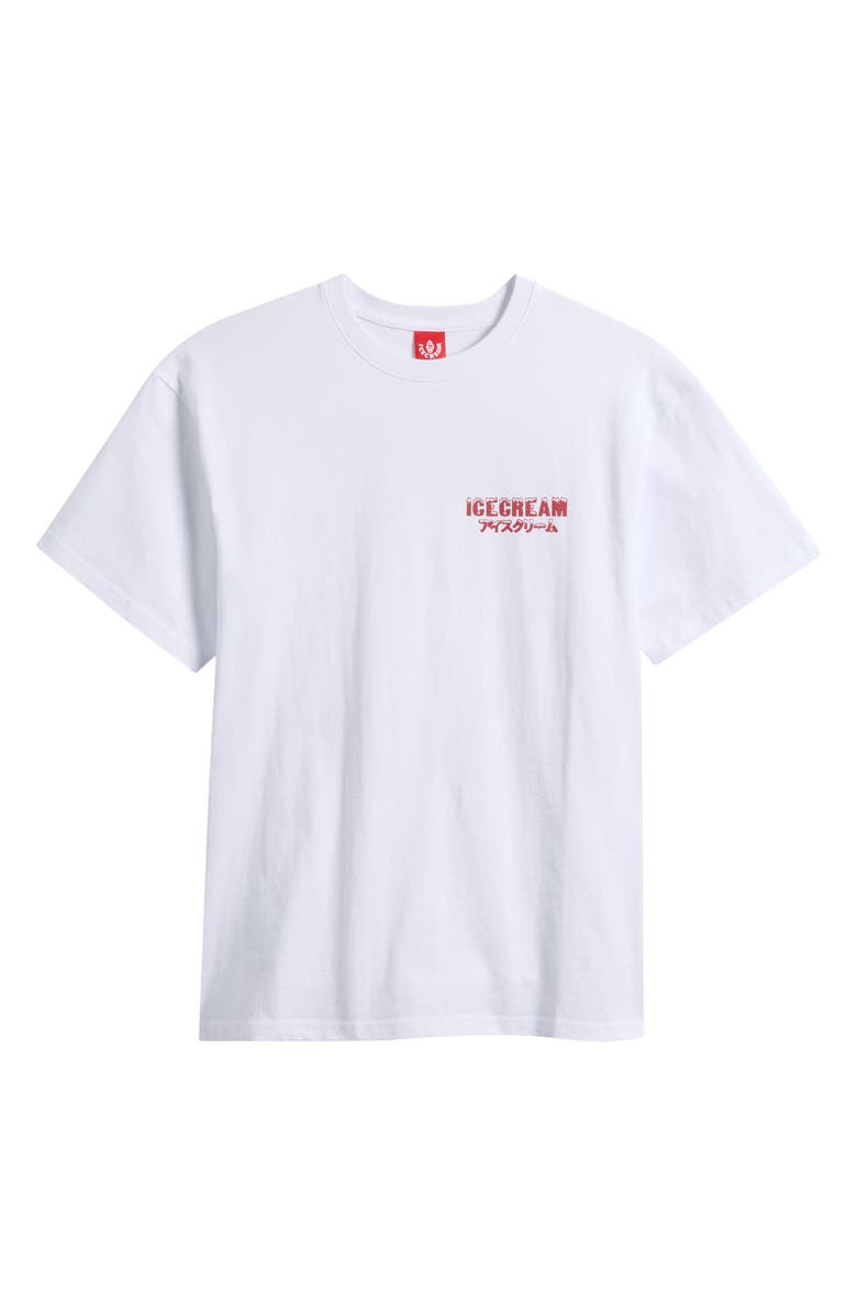 ICECREAM Safe Cotton Graphic T-Shirt, Alternate, color, White