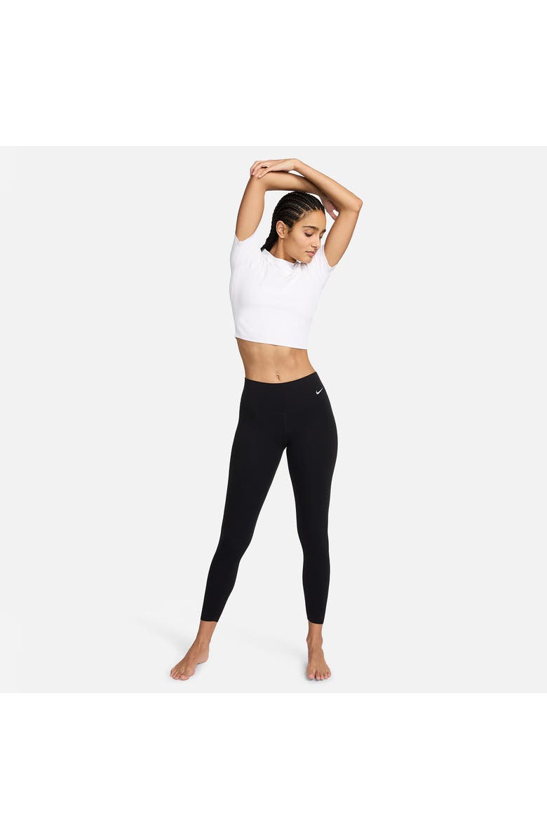 Nike Essential Rib Crop T-Shirt, Alternate, color, White/ Pcg6c