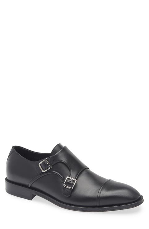 Derrek Double Monk Strap Cap Toe Shoe (Men)