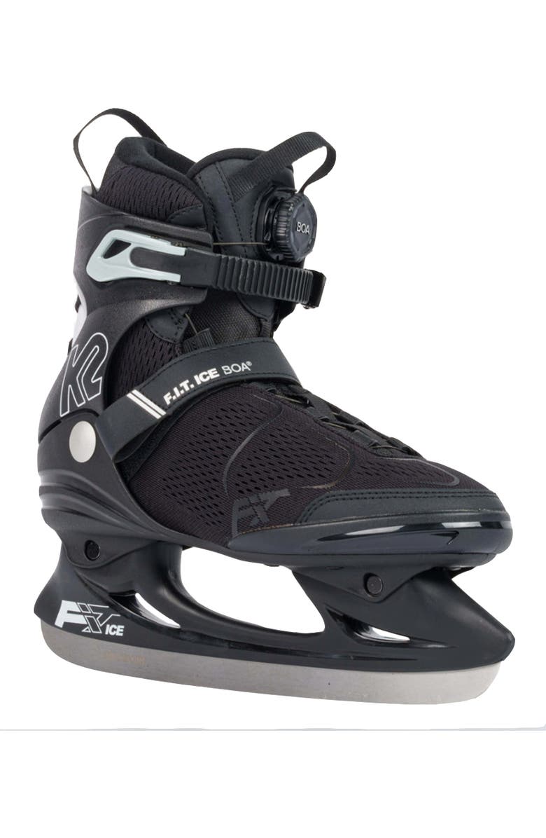 K2 F.I.T. Ice Boa Mens Ice Skates 2022, Main, color, Gray