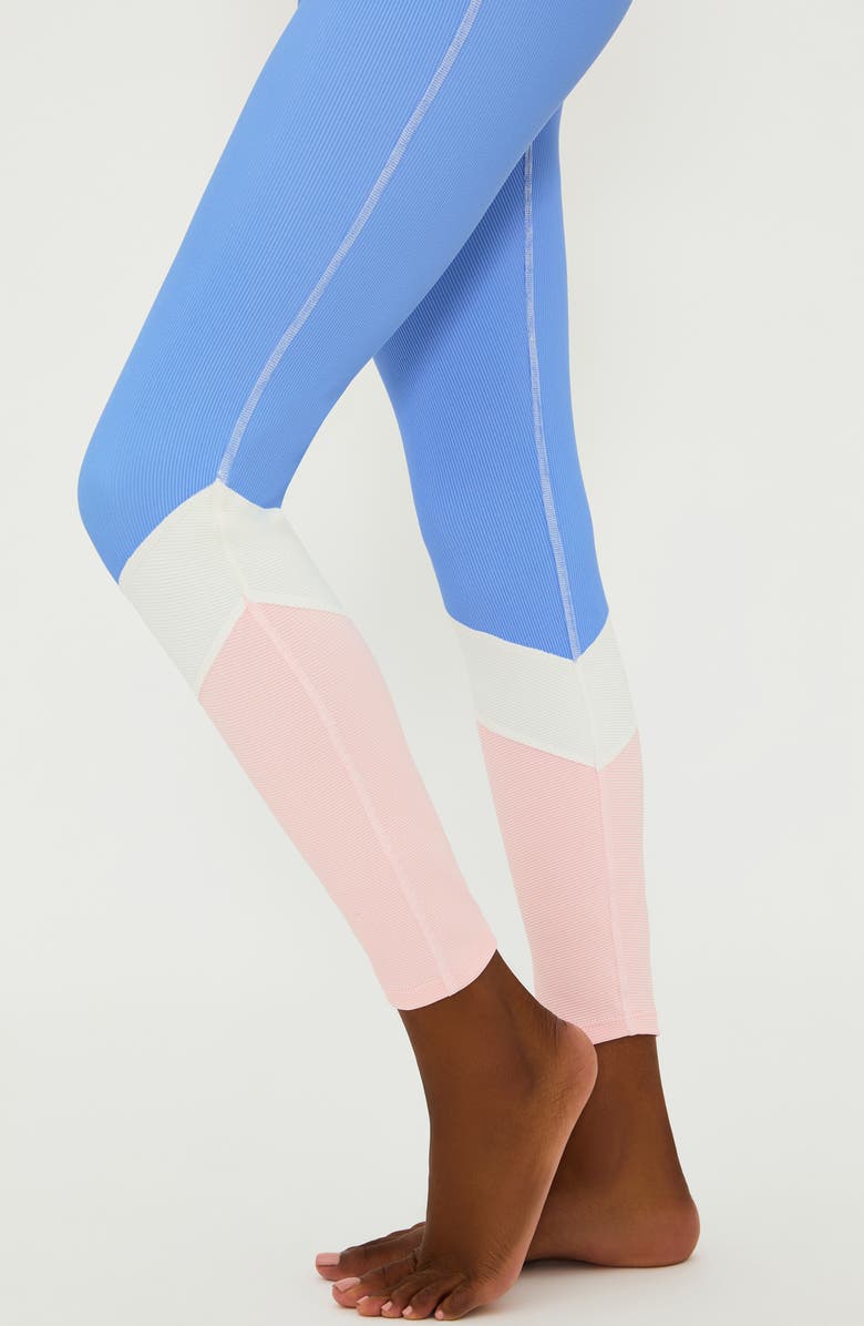 Beach Riot Vienna Colorblock Rib Leggings, Alternate, color,