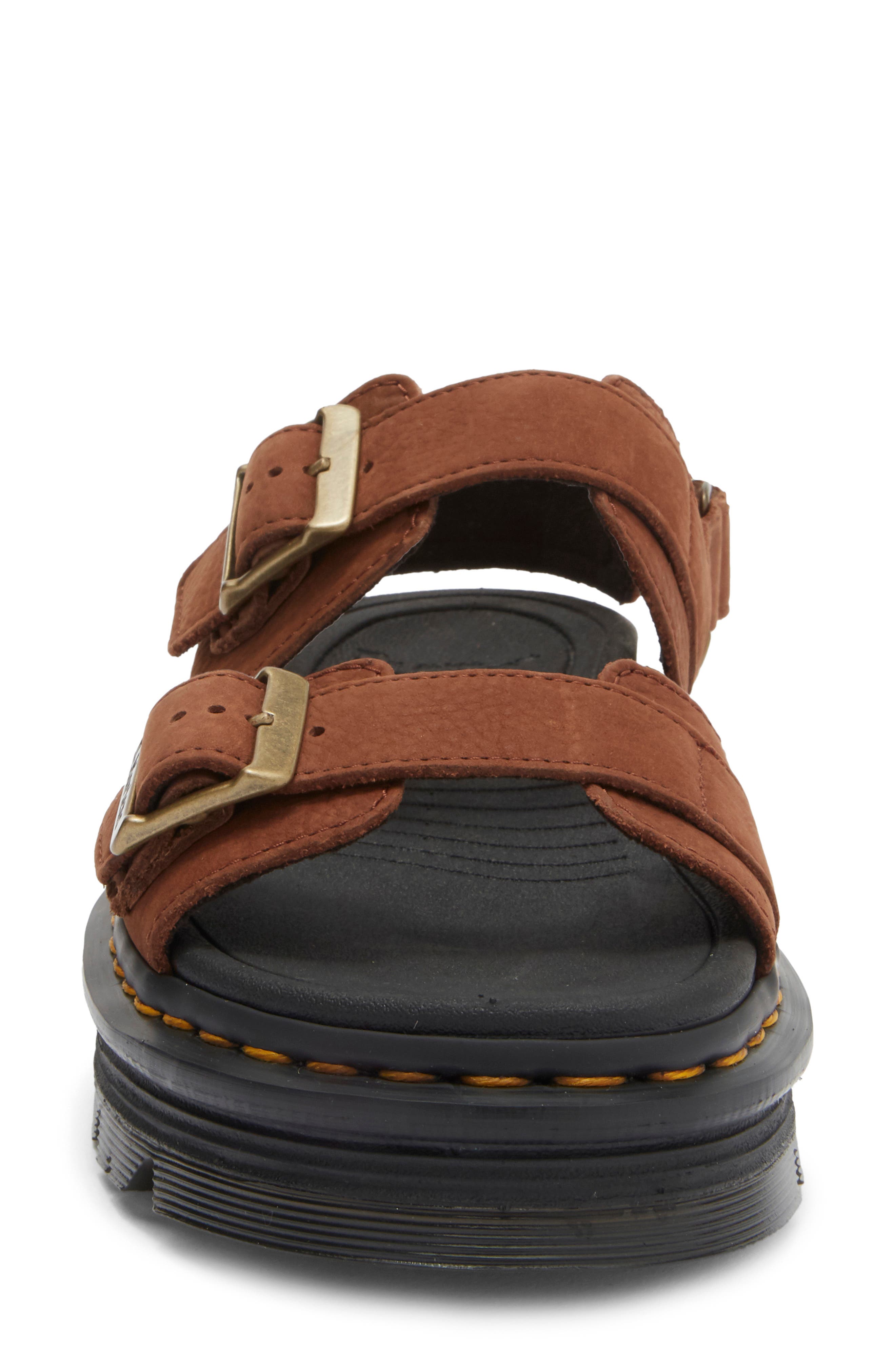 Dr. Martens Zebzag Sandal, Alternate, color, Sepia Brown