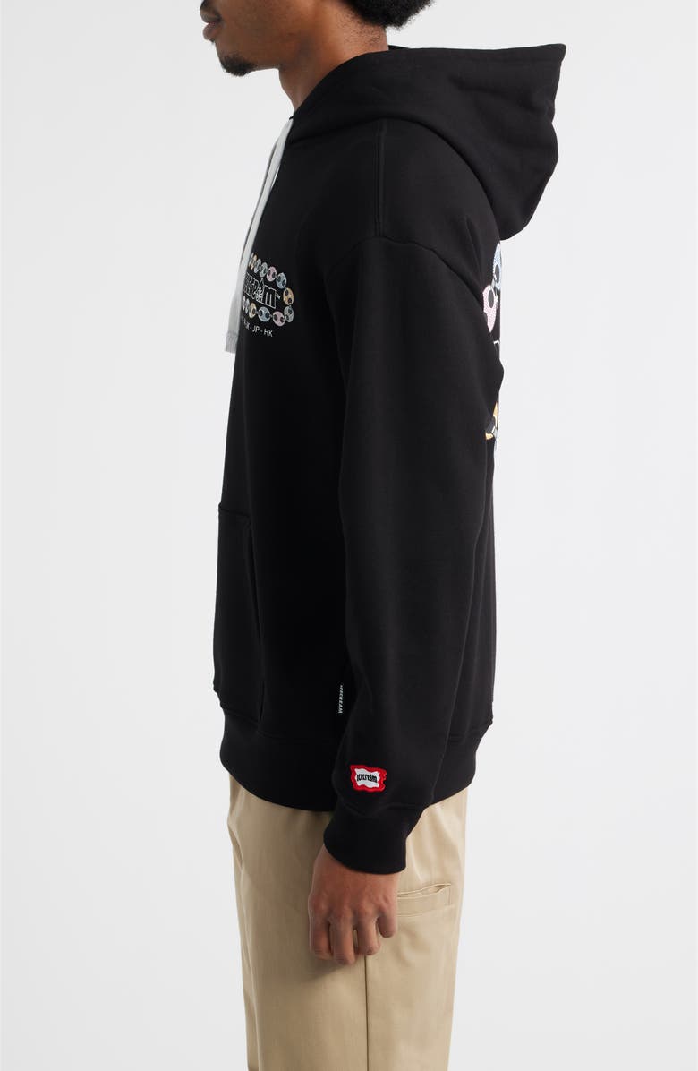 ICECREAM Chain Logo Cotton French Terry Hoodie, Alternate, color, Black