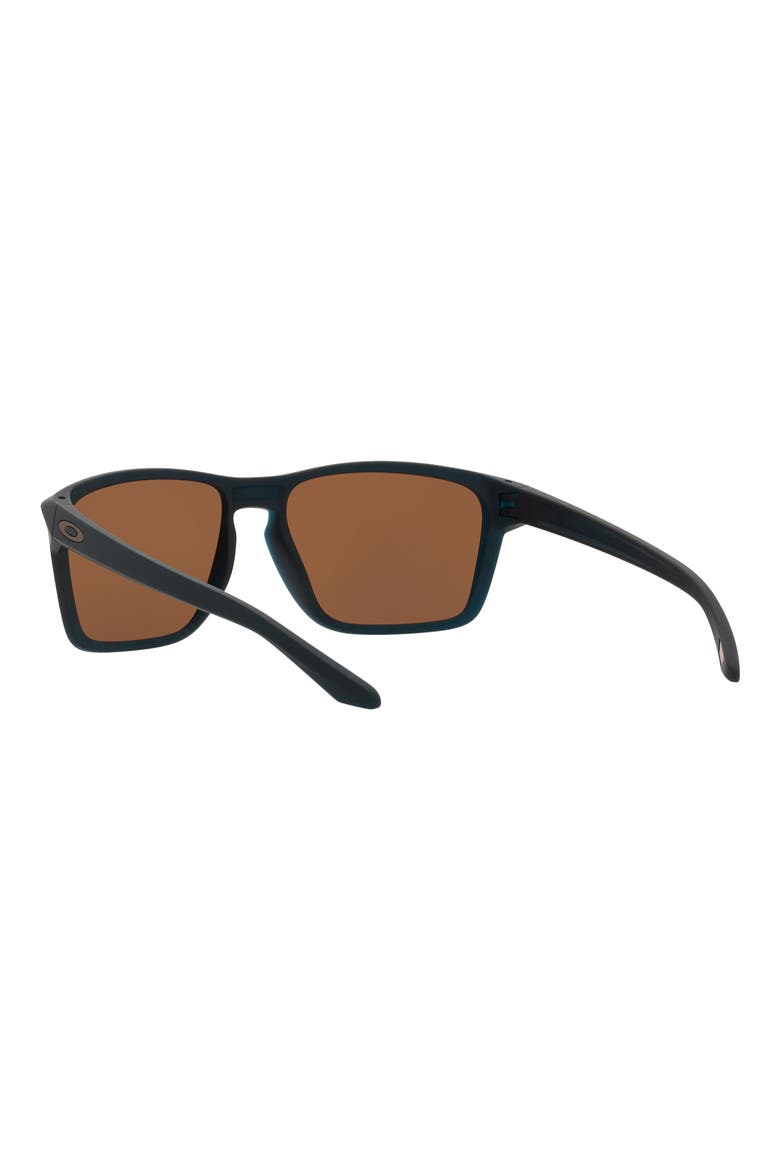 Sylas 60mm Prizm™ Polarized Rectangular Sunglasses, Alternate, color, AMBER