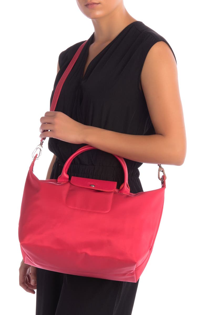 Longchamp Medium Le Pliage Neo Nylon Top Handle Tote, Main, color,