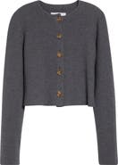 Brandon Maxwell The Ryder Virgin Wool Crop Jacket