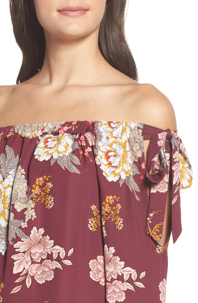 Ali & Jay Jade Off the Shoulder Dress, Alternate, color,