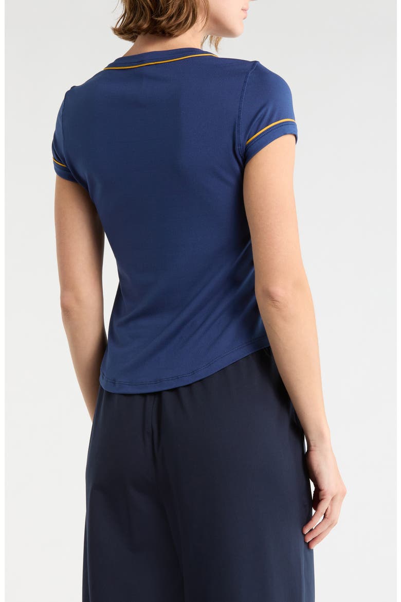 Super Soft Synergy Crewneck T-Shirt, Alternate, color, NAVY