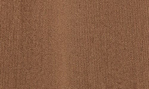 Mango Corduroy Pullover Hoodie In Tobacco Brown
