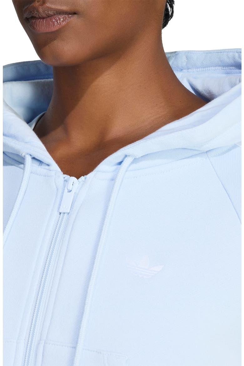 GFX Zip Crop Track Jacket, Alternate, color, CRYSTALSKY