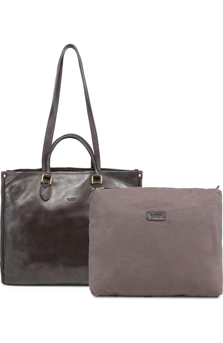 OLD TREND Clivia Genuine Leather Structured Carryall Tote, Alternate, color, Grey