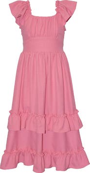 Iris & Ivy Kids' Ruffle Maxi Dress