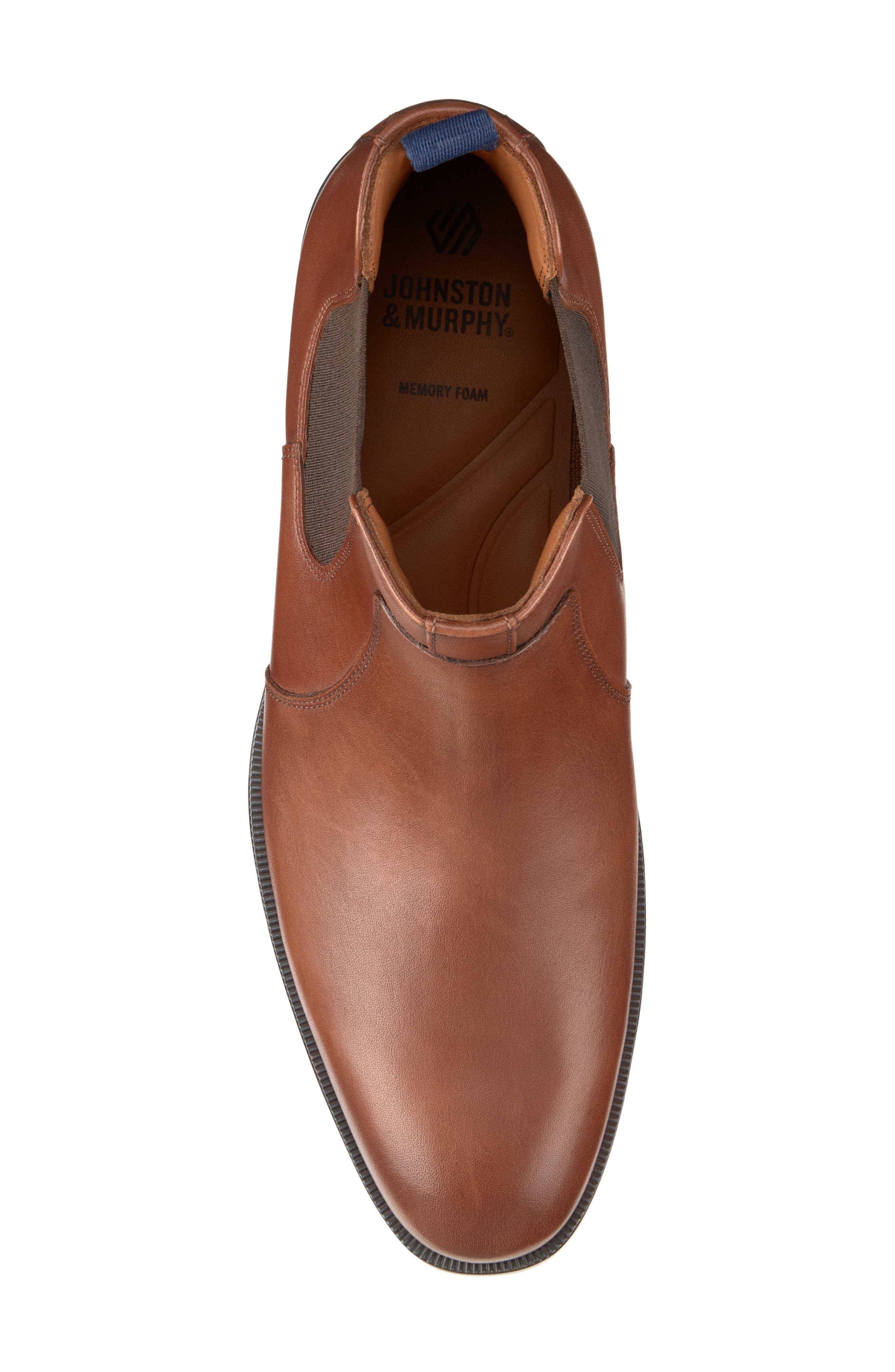 Johnston & Murphy Reeve Chelsea Boot, Alternate, color, Tan Full Grain