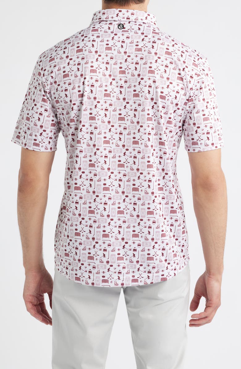 Swannies Banks Golf Print Performance Golf Polo, Alternate, color, 