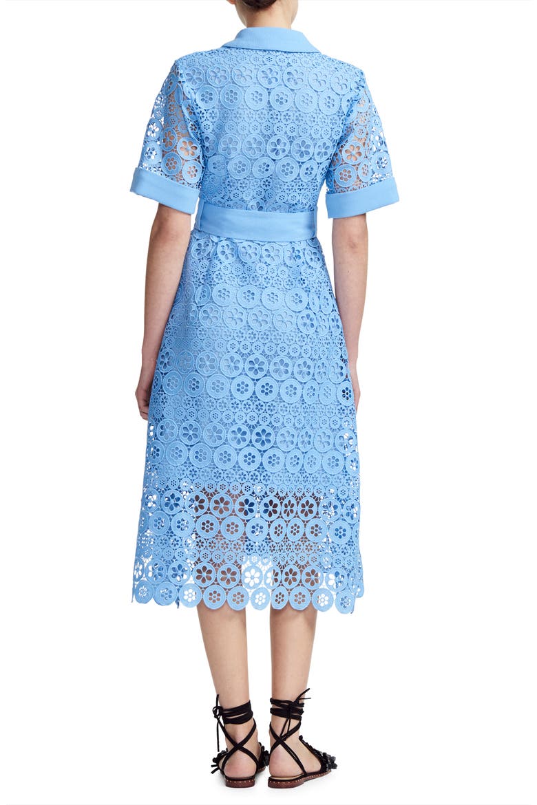 Ralfa Guipure Lace Dress, Alternate, color, BLUE