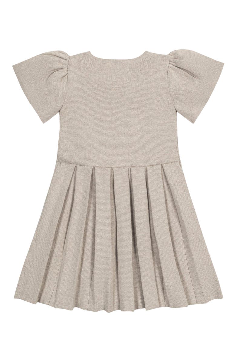 Hope & Henry Baby Girls' Organic Pleated Sweater Dress, Infant, Alternate, color, 