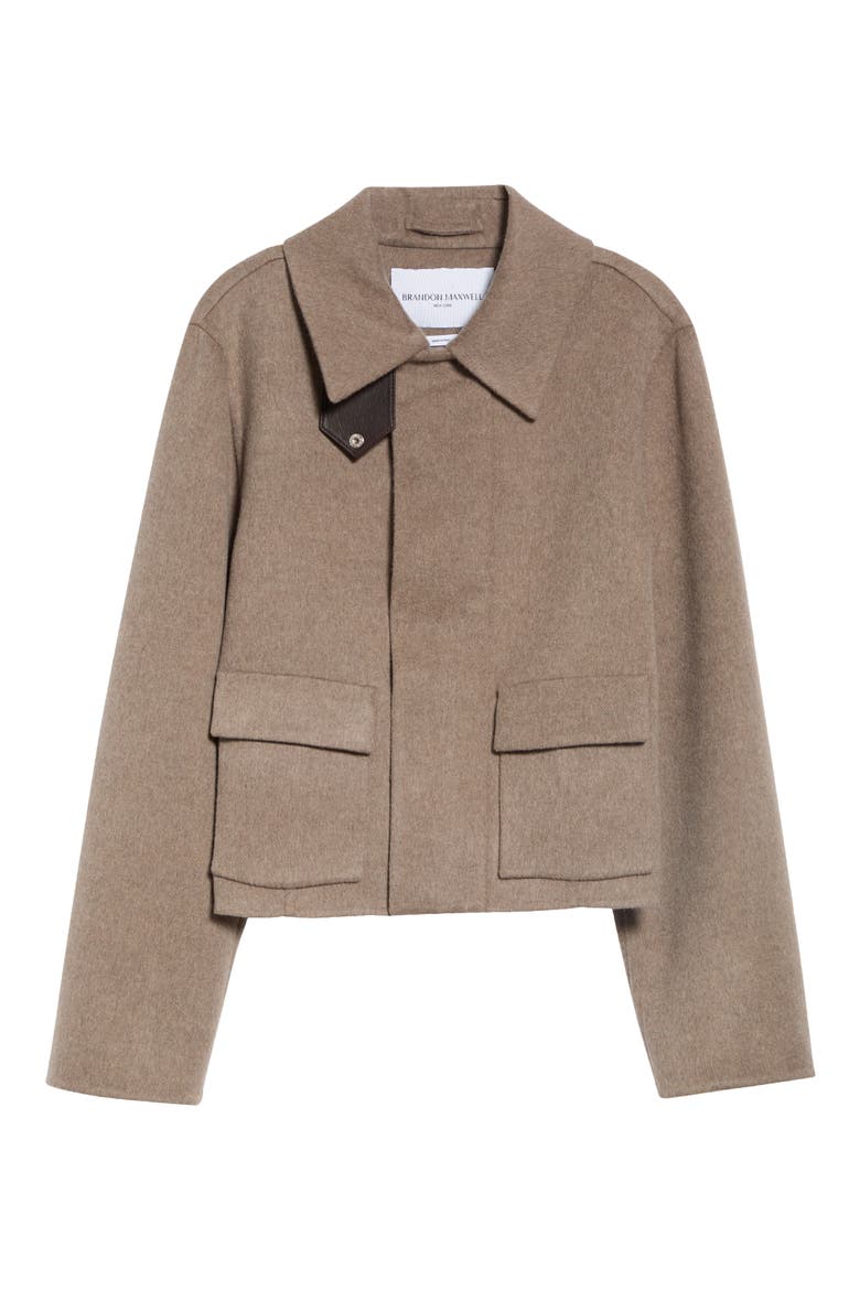 The Remi Wool Jacket, Alternate, color, TRUFFLE