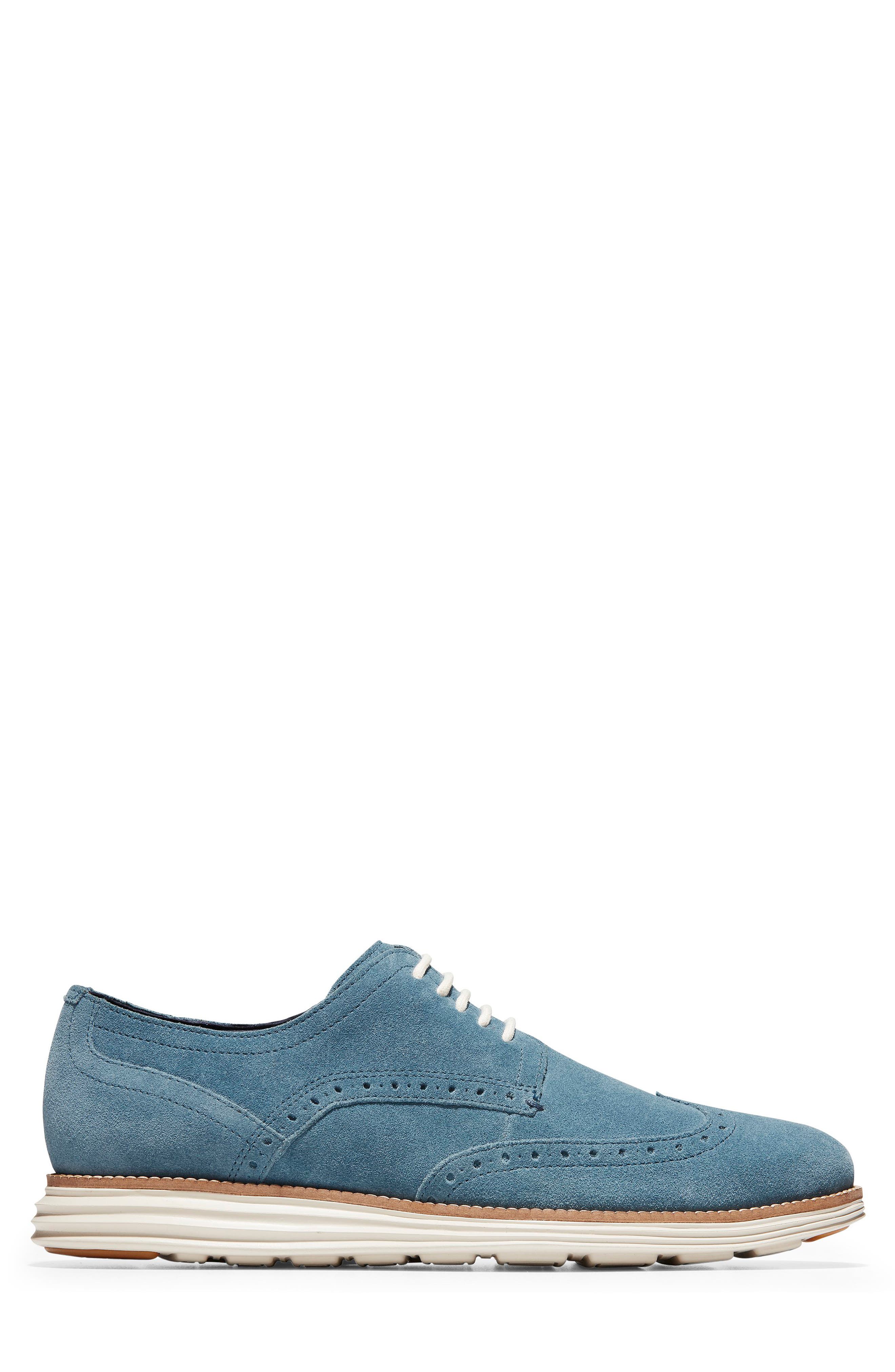 'Original Grand' Wingtip, Alternate, color, VINTAGE INDIGO SUEDE/ IVORY