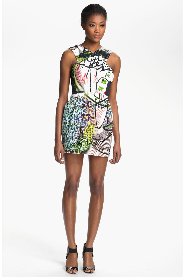 'The Fortune Teller' Dress, Main, color, PUSHBUTTON MULTI