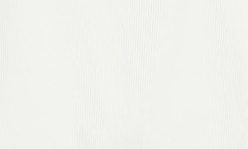Area Distressed Crystal Ribbed Knit Tank Top In White