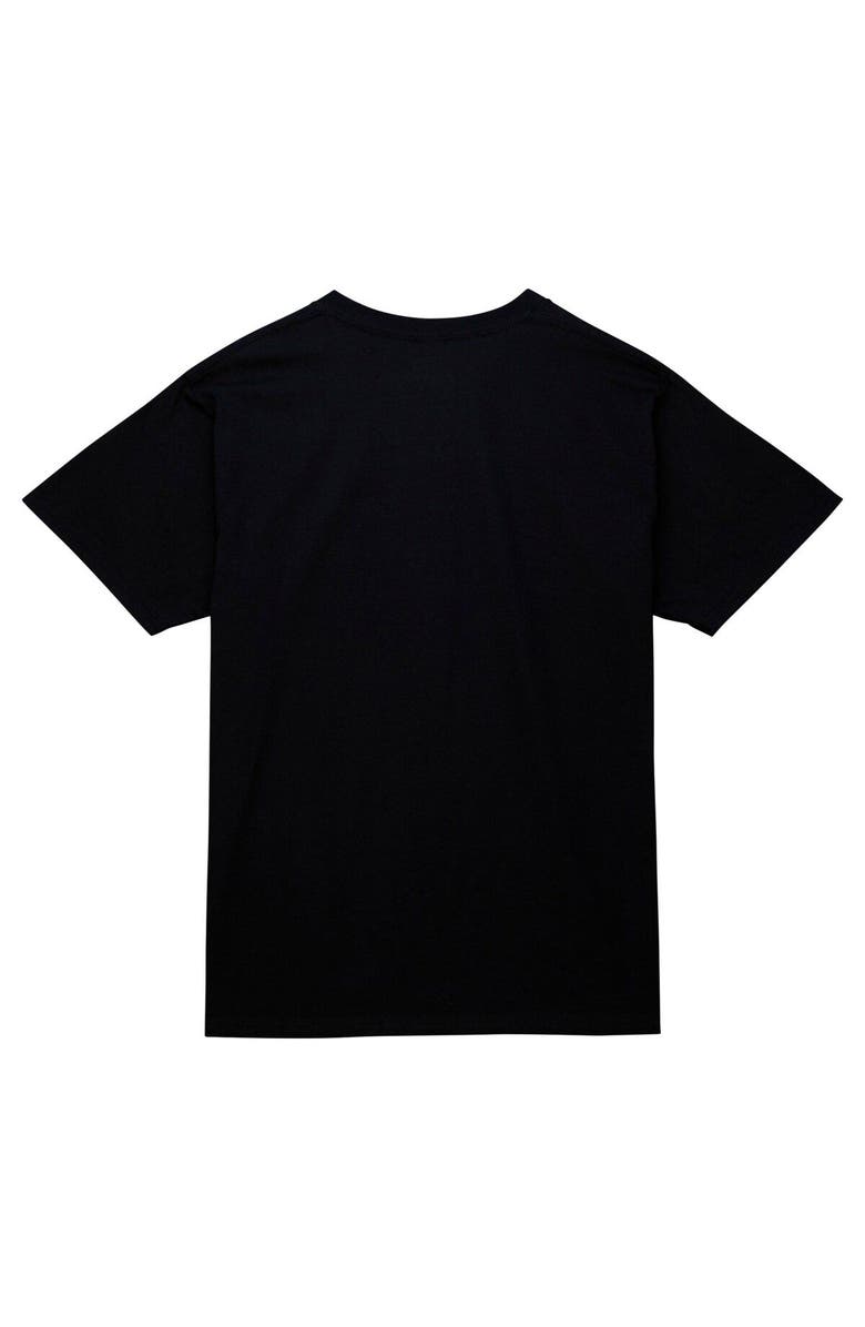 Mitchell & Ness Men's Mitchell & Ness Larry Johnson Black Charlotte Hornets Hardwood Classics Bling Concert Player T-Shirt, Alternate, color, 