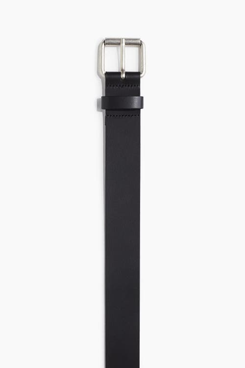 H&M Leather Belt in Black at Nordstrom, Size Medium