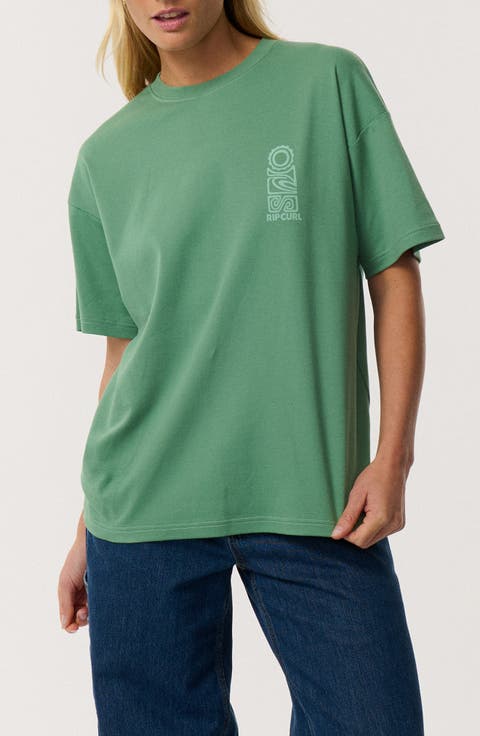 S-Series Oversize Cotton Graphic T-Shirt