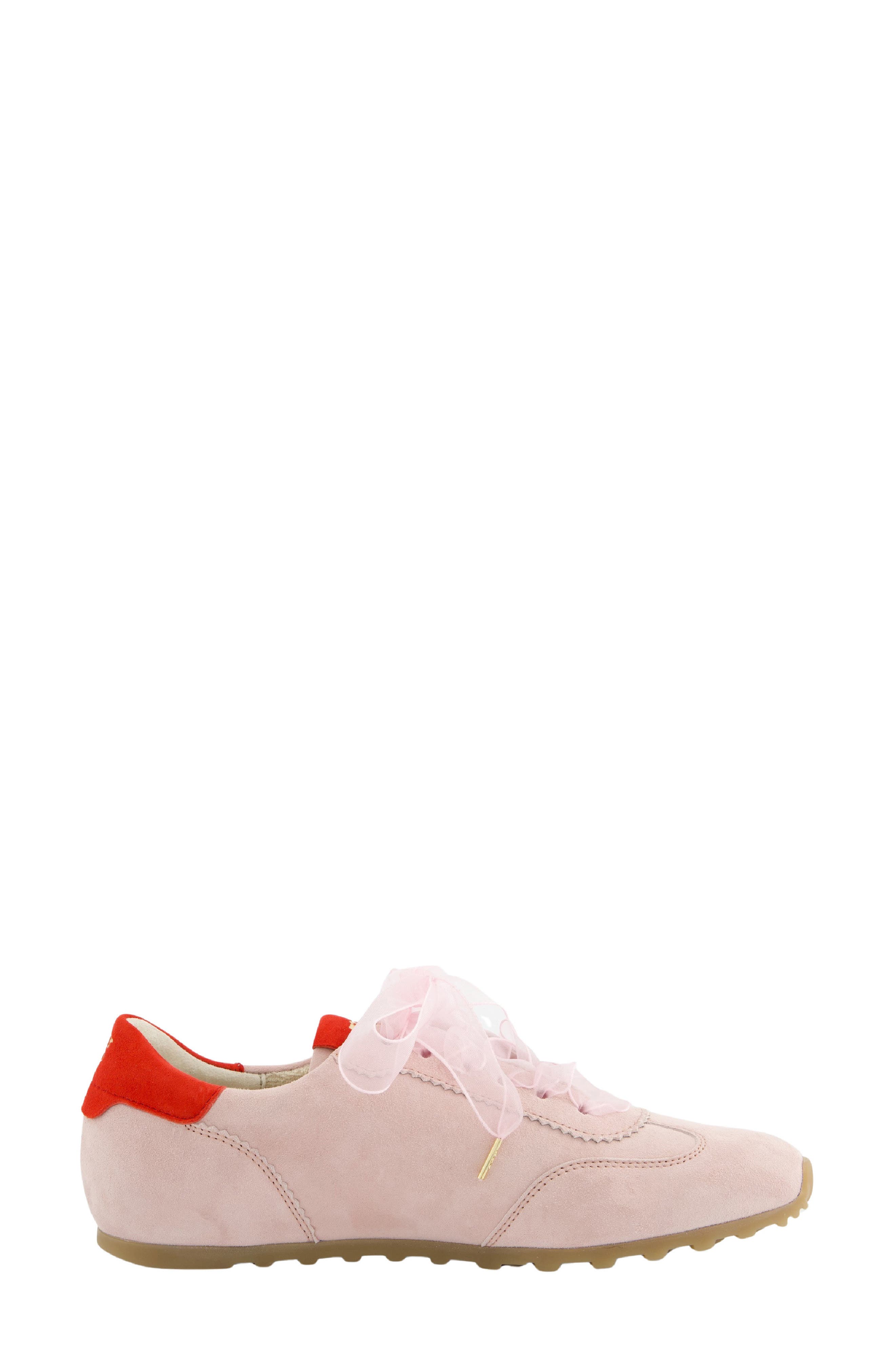 Pranz Sneaker, Alternate, color, PRINCESS POPPY SUEDE
