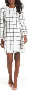 J.Crew Windowpane Check Dress