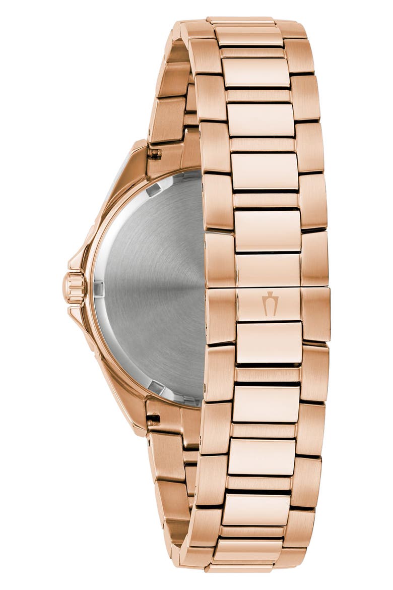 Phantom Crystal Quartz Bracelet Watch, 40mm x 12.7mm, Alternate, color, GOLD