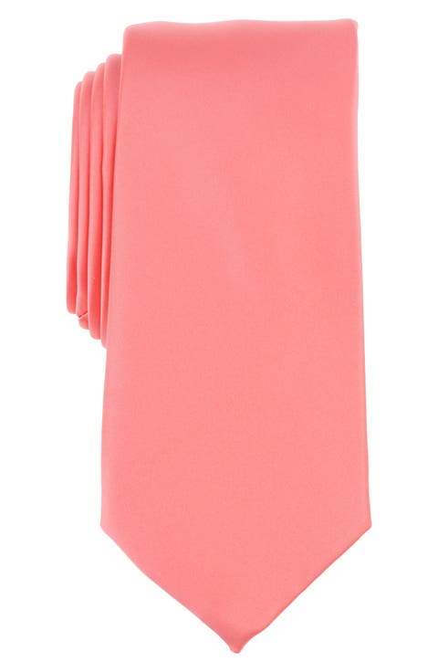 Solid Satin Tie