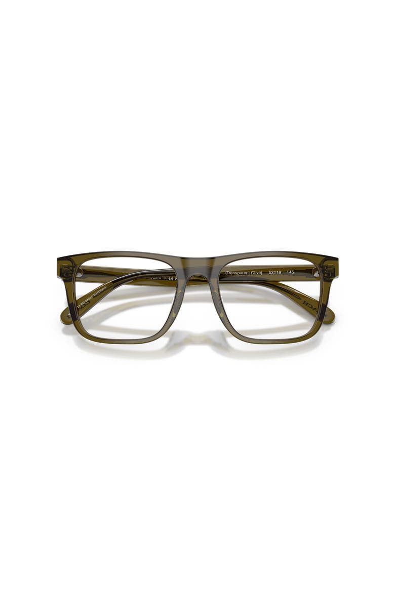 53mm Square optical glasses, Alternate, color, Green