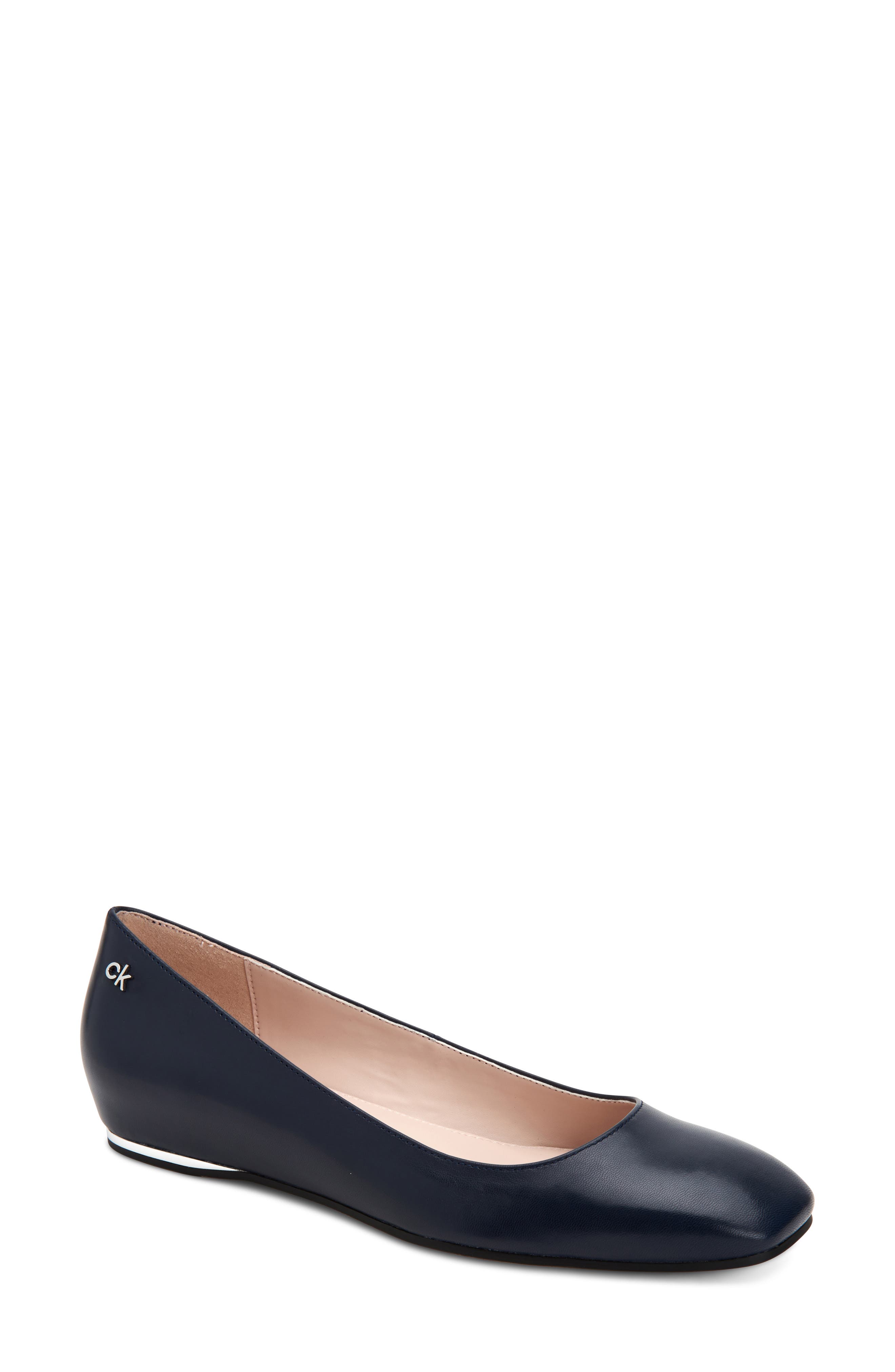 Heidy Skimmer Flat, Main, color, DEEP NAVY