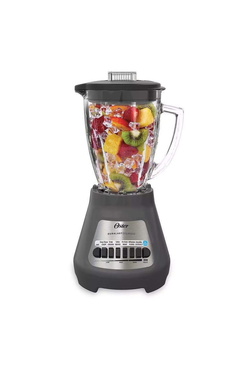 Classic Duralast 8 Speed Blender with 6 Cup Glass Blending Jar, Main, color, Grey