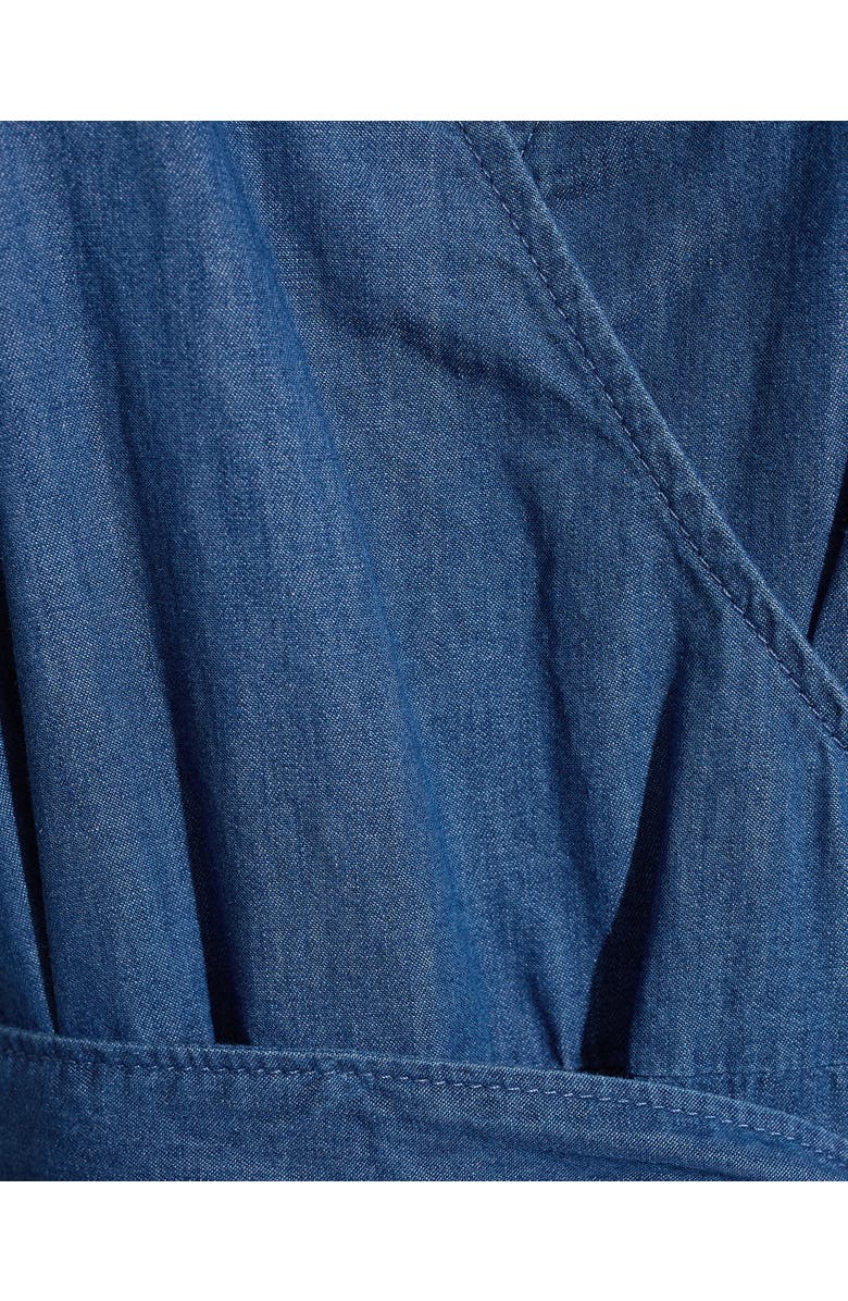 Draper James Reagan Denim Maxi Dress, Alternate, color,