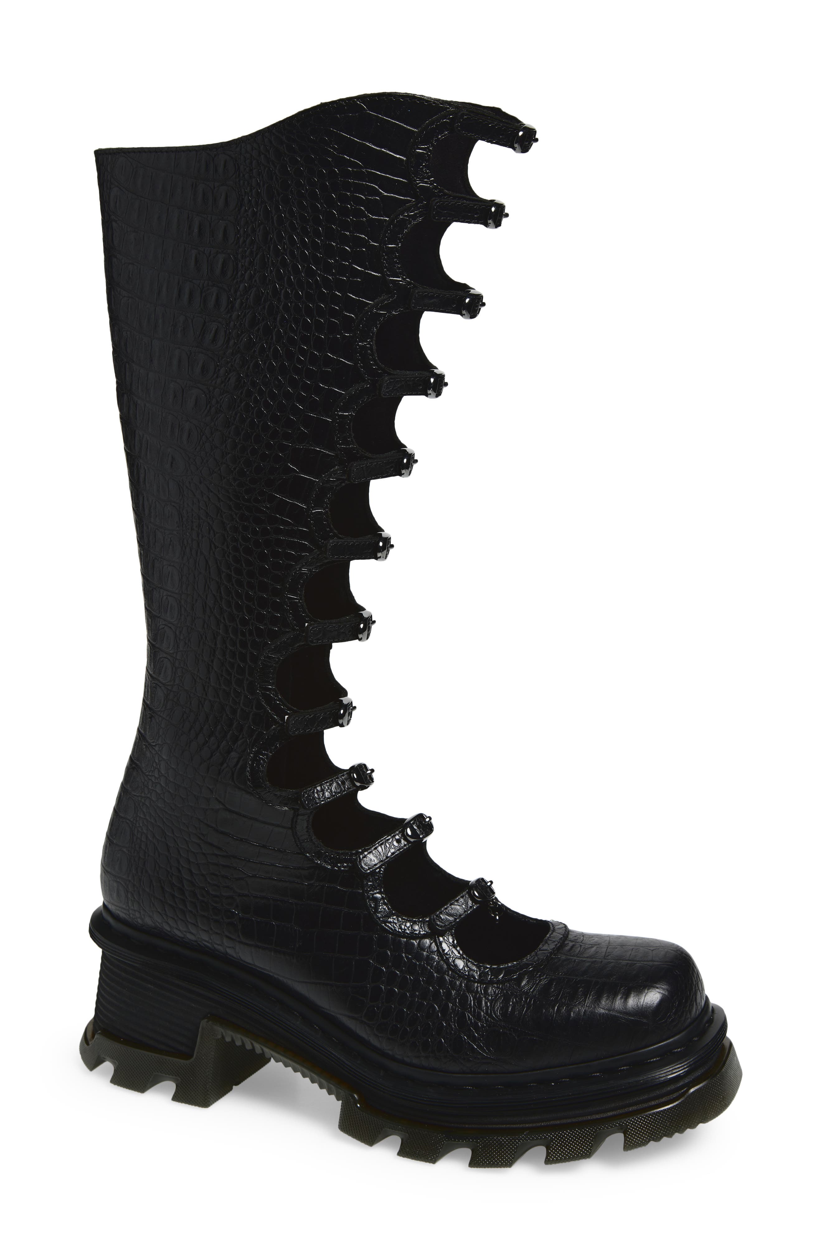 Dr. Martens x Marc Jacobs Kiki Cutout Lug Boot, Main, color, 
