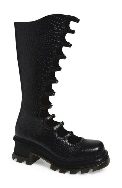 x Marc Jacobs Kiki Cutout Lug Boot (Women)