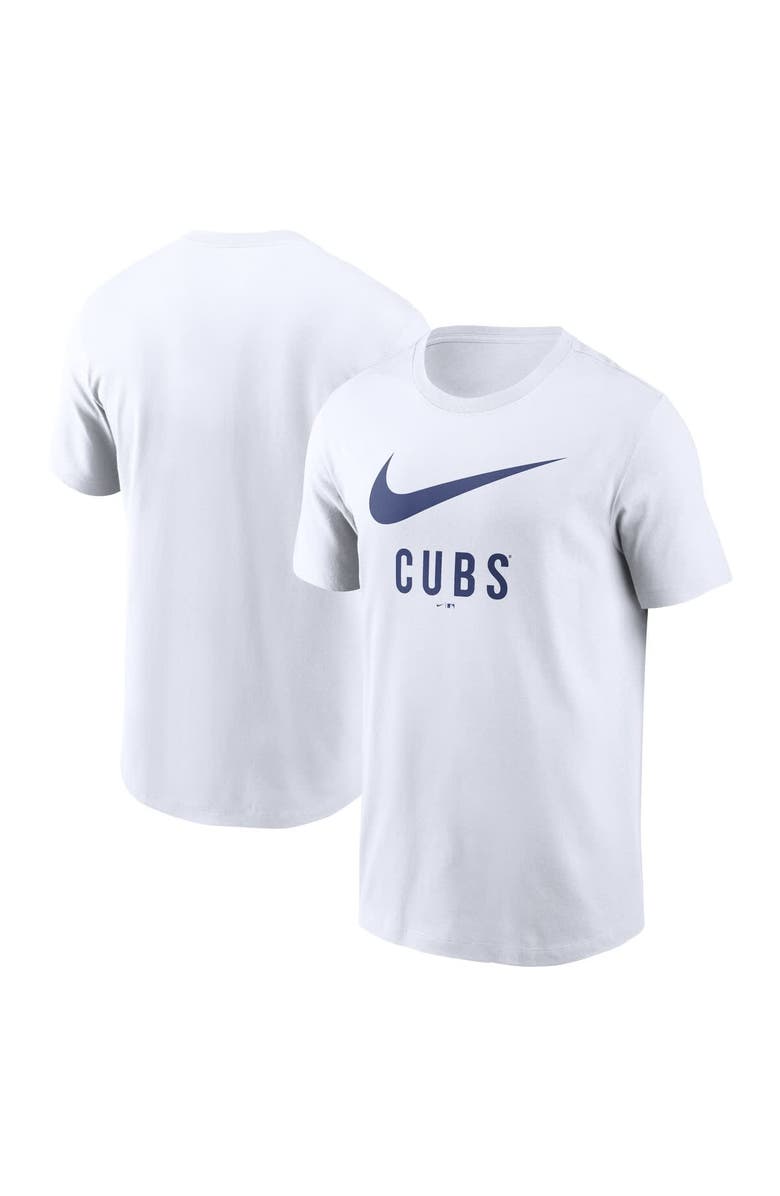 Nike Men's Nike White Chicago Cubs Swoosh T-Shirt, Alternate, color, White