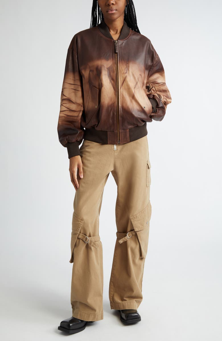 Acne Studios Potinal Cotton Canvas Cargo Pants, Alternate, color, Cold Beige