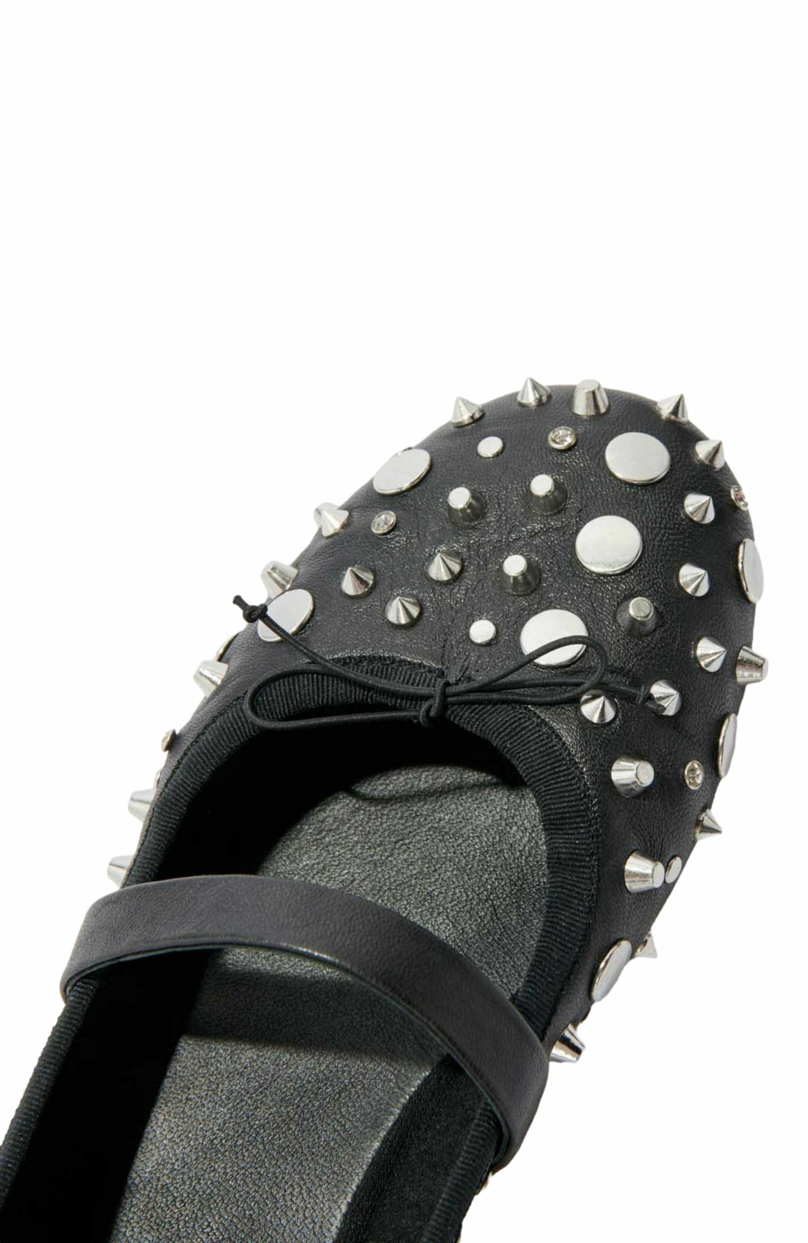 maje Studded ballet flats, Alternate, color, 